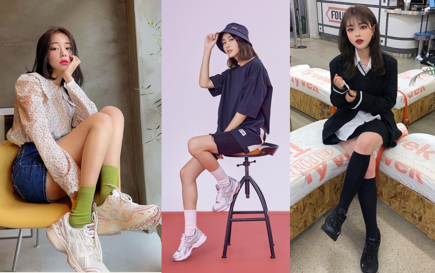 復古球鞋潮流再起！韓國春季大勢球鞋穿搭指南：人腳一雙ASICS就能搭出時尚百搭的造型&hellip;