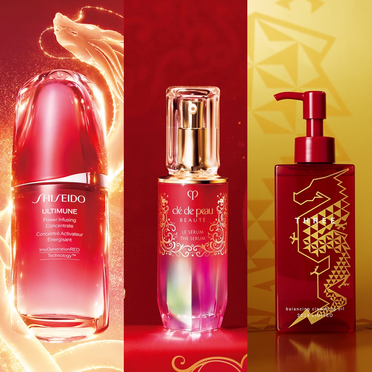2024新年限量美妝盤點 紅底龍紋包裝太適合新年送禮 長年熱銷青春露、小棕瓶全換裝