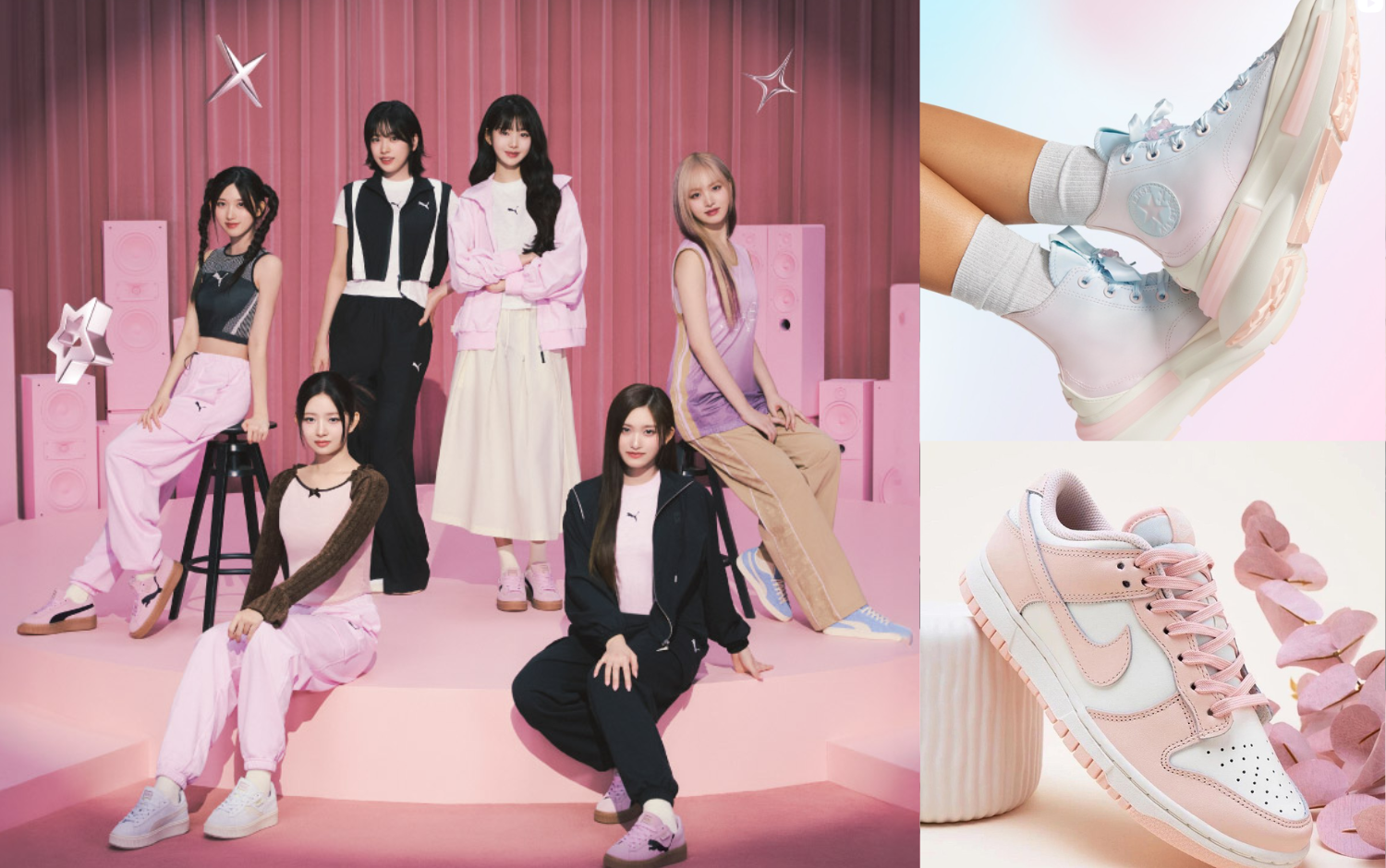 2024櫻花粉球鞋盤點：夢幻漸層、超萌麵包鞋、IVE 張員瑛同款...顯白又顯腿長，穿上彷彿漫步在櫻花大道！