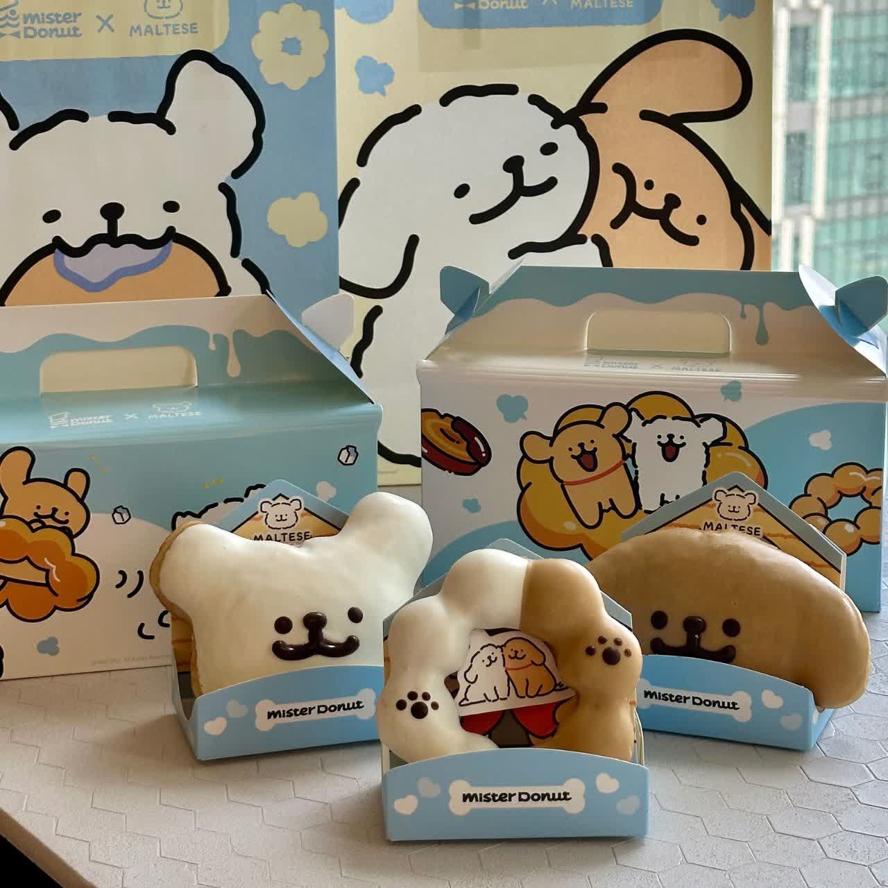 可愛到捨不得吃！Mister Donut × 線條小狗療癒甜甜圈、COLD STONE 吉伊卡哇聯名冰淇淋，不只插卡、湯匙還有聯名周邊與徽章！