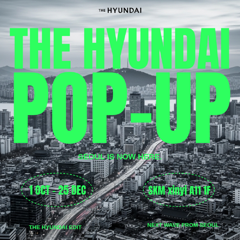 全台獨家!韓潮指標-現代百貨｜10/1起快閃A11