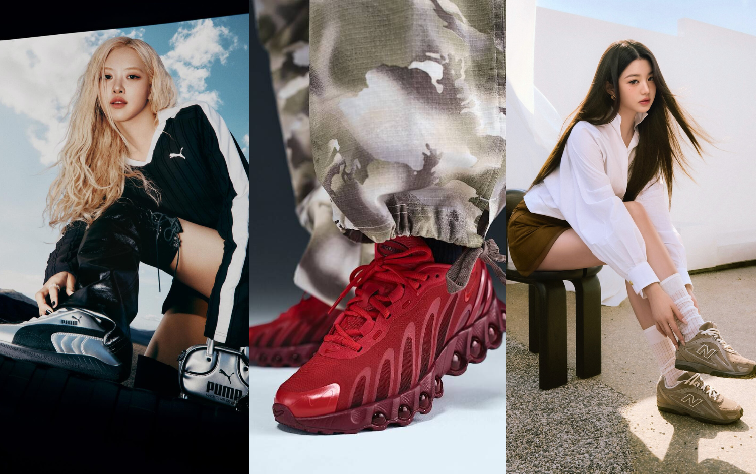 球鞋控必收！2025明星同款球鞋：BLACKPINK Rosé、張員瑛、宋雨琦...都在穿的KPOP潮鞋一次看！
