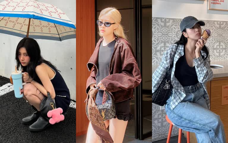 2025下半年女明星私下都在背什麼包？YSL半月包、DIOR束口袋、FENDI蓬蓬法棍….秋冬跟著入手準沒錯！