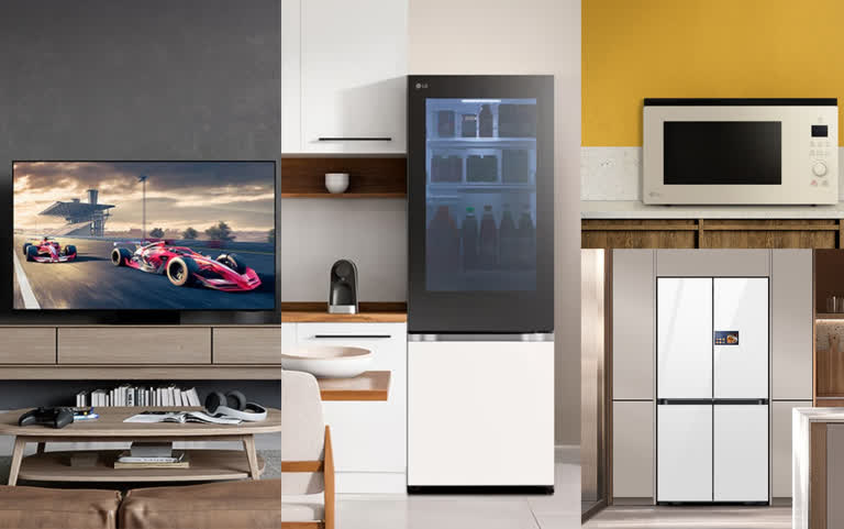 2025必買家電夯品特搜！普發萬元這樣買家電最聰明：三星OLED77吋電視、LG敲敲冰箱最新款這樣買超划算…