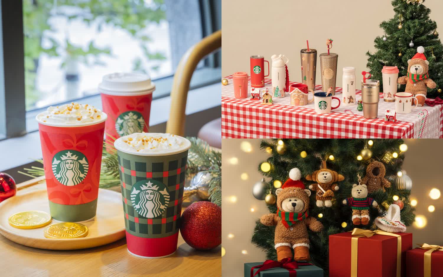 2025星巴克耶誕節來了!每年必喝太妃核果風味那堤11/5回歸,薑餅屋、緞帶、金綠三大主題限定杯款、熊熊掛飾、玩偶萌趣登場!
