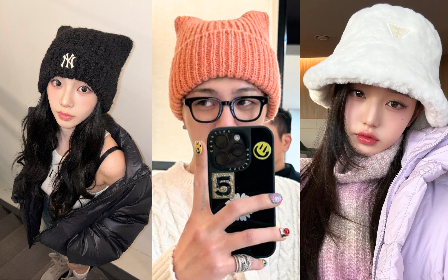 秋冬必備毛帽！GD、Karina、張員瑛...都在戴的10款「毛毛帽」推薦，「貓耳毛帽」今年超流行！