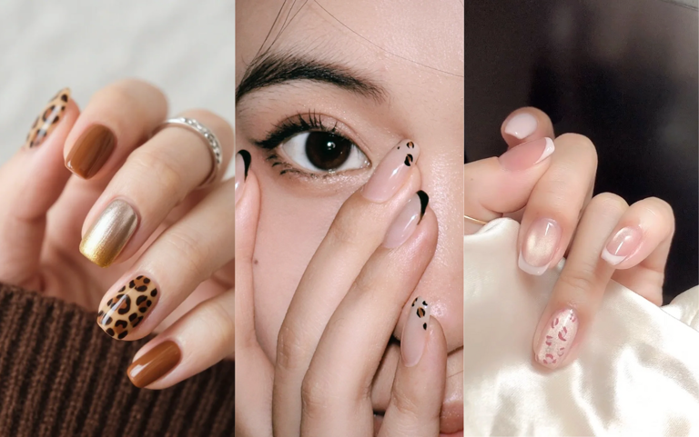 秋冬最時尚美甲！伸展台到日常穿搭都少不了的「豹紋美甲」，甜美法式、高級貓眼、低調復古...一次看！