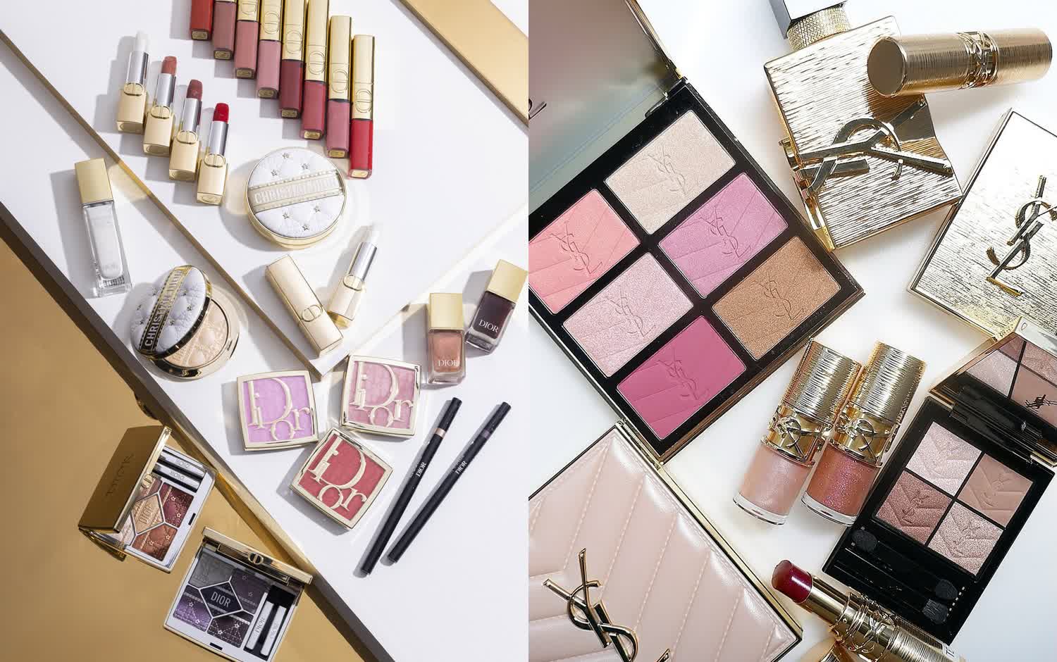 2025精品級聖誕彩妝推薦 DIOR、YSL金色包裝充滿節慶氛圍 TOM FORD、肌膚之鑰絕美色選必收