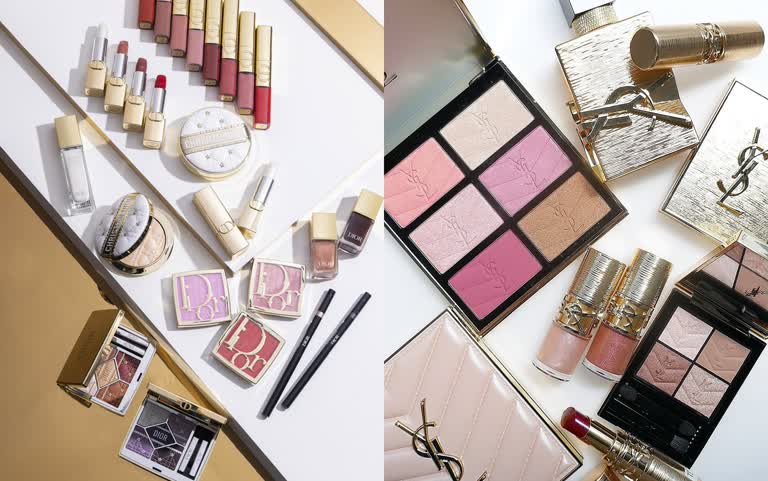 2025精品級聖誕彩妝推薦 DIOR、YSL金色包裝充滿節慶氛圍 TOM FORD、肌膚之鑰絕美色選必收