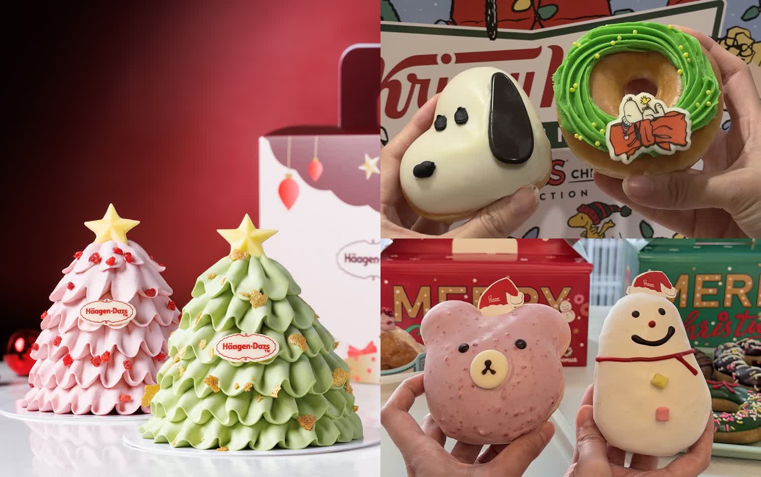 2025 聖誕節必吃甜點推薦！史努比聯名、經典聖誕節造型、巧克力蛋糕…，甜點控不能錯過的話題新品！
