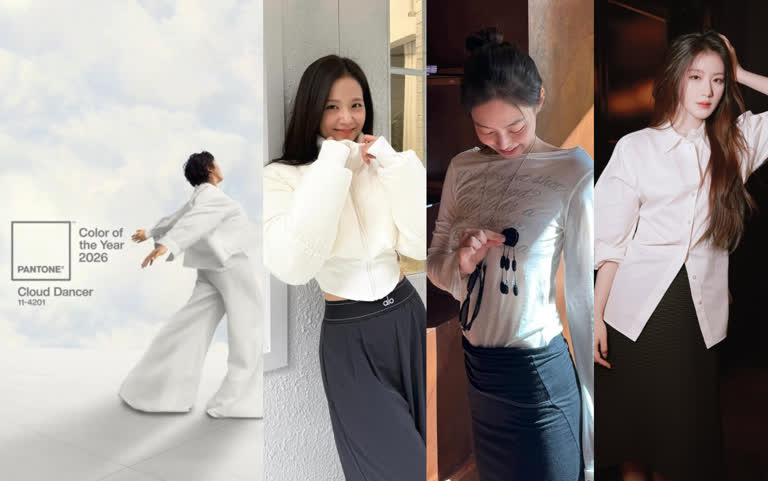 2026 Pantone代表色是「雲舞白！張員瑛、舒華、Jennie等歐膩完美示範「雲舞白」穿搭，原來白色也能穿得那麼好看？