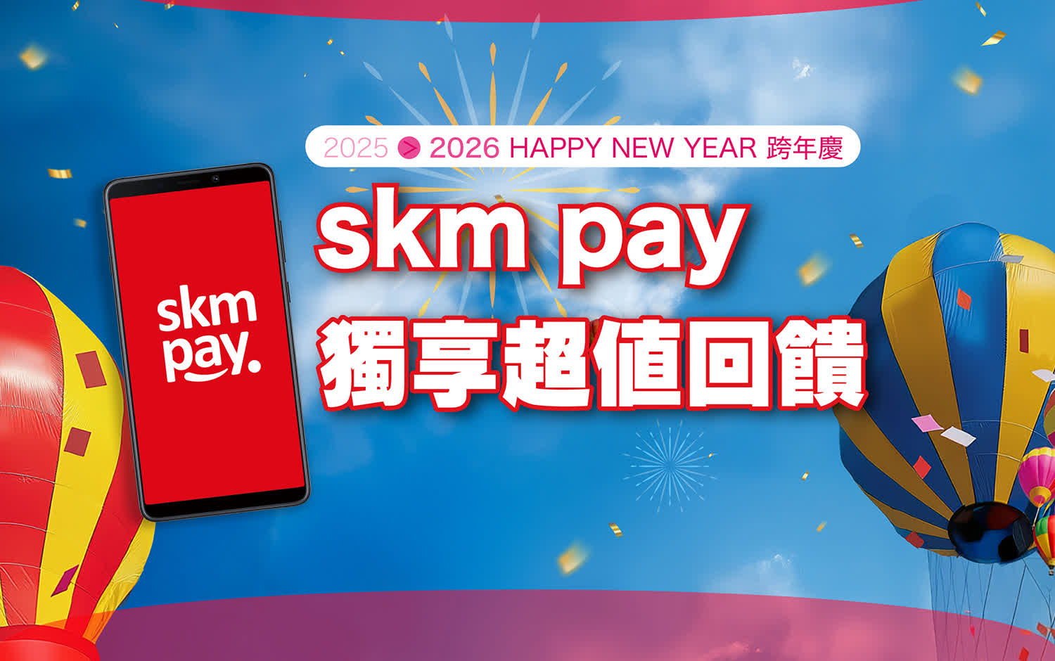 2025跨年慶｜skm pay 獨享超值回饋