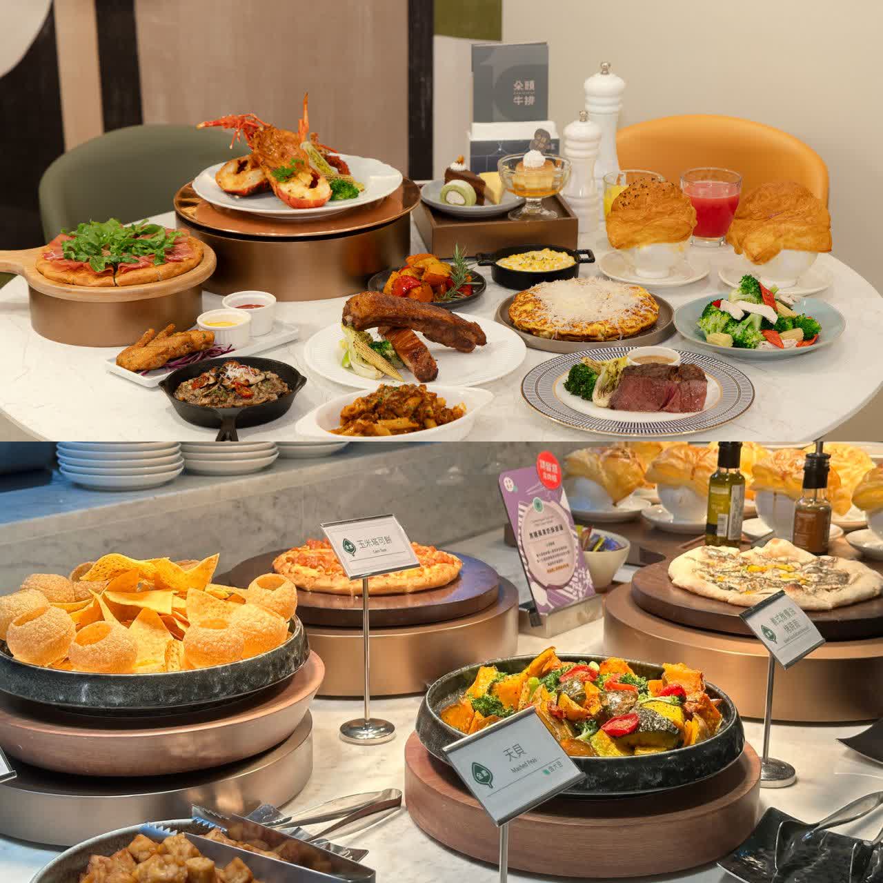 台北站前美食新地標！蔬食buffet「果然匯」限定菜色回歸、「朵頤牛排」主餐全面升級，千元以下價格吃到飽！