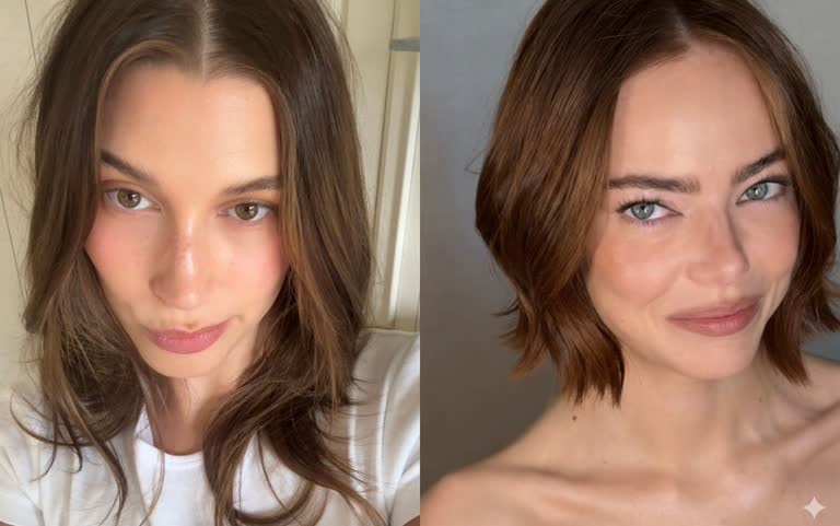 艾瑪史東金球獎為何看起來更年輕？小賈斯汀老婆也指定畫的「 4步驟減齡妝」亞洲女生也適用！