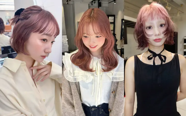 2026日本春季最流行「櫻花pink」粉色系髮型推薦：耳下短髮、層次剪、大捲髮原來都什麼髮型都百搭粉紅色...