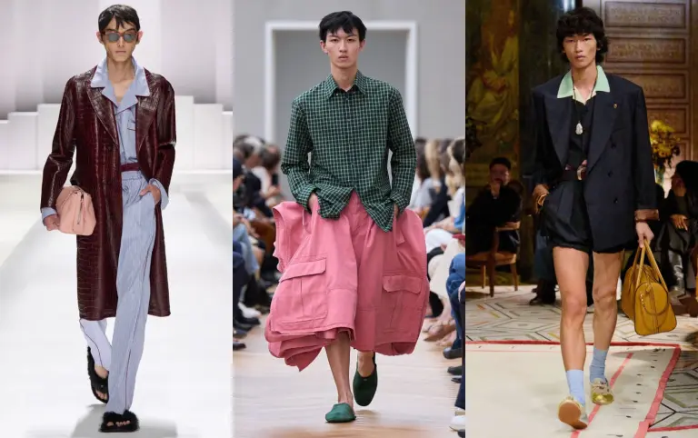 2026春夏男裝6大趨勢一次看：睡衣外穿、拖鞋搭正裝、極短運動褲、粉嫩色彩&hellip;