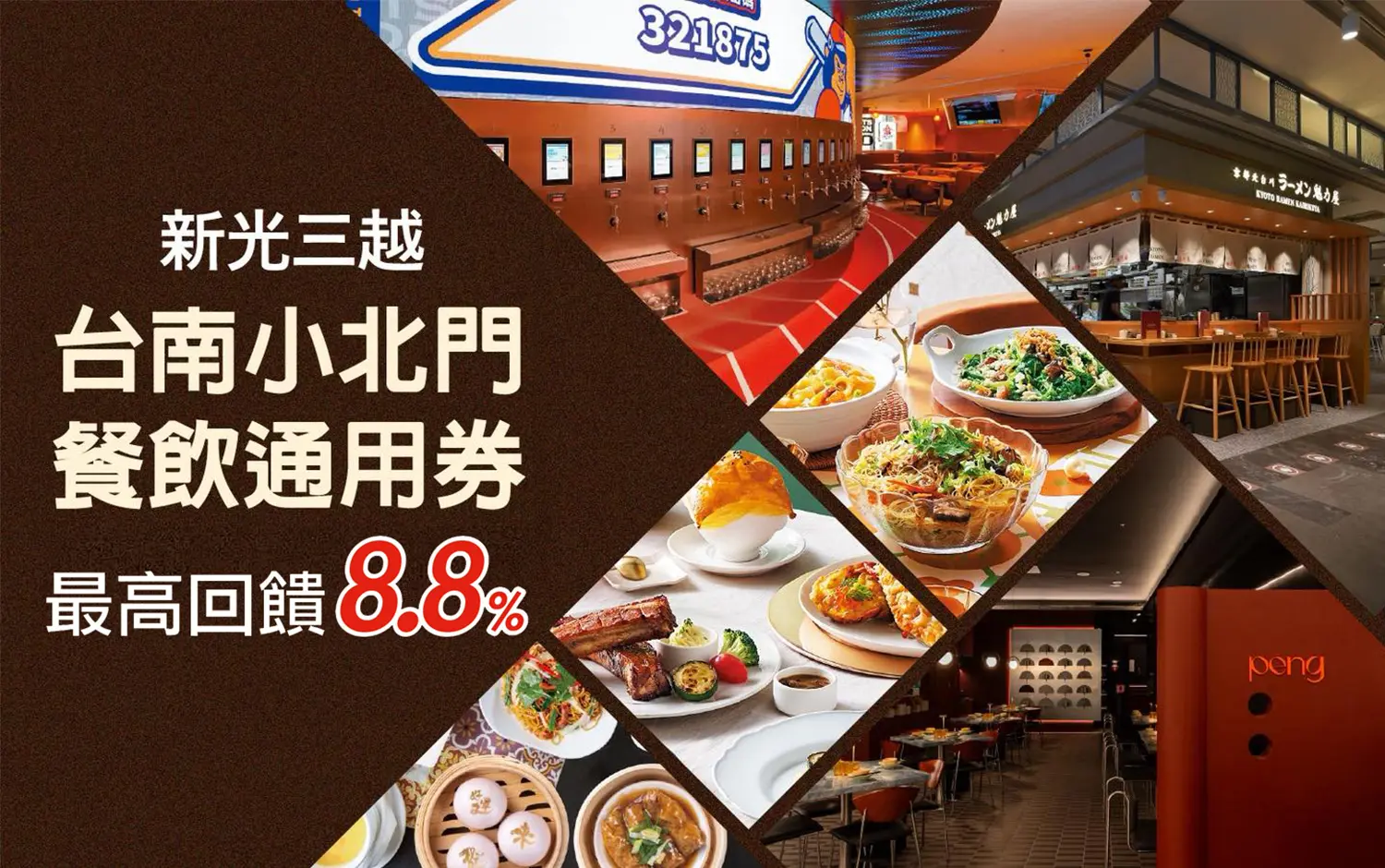 小北門餐券通用券好評再回歸！