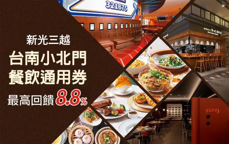小北門餐券通用券好評再回歸！