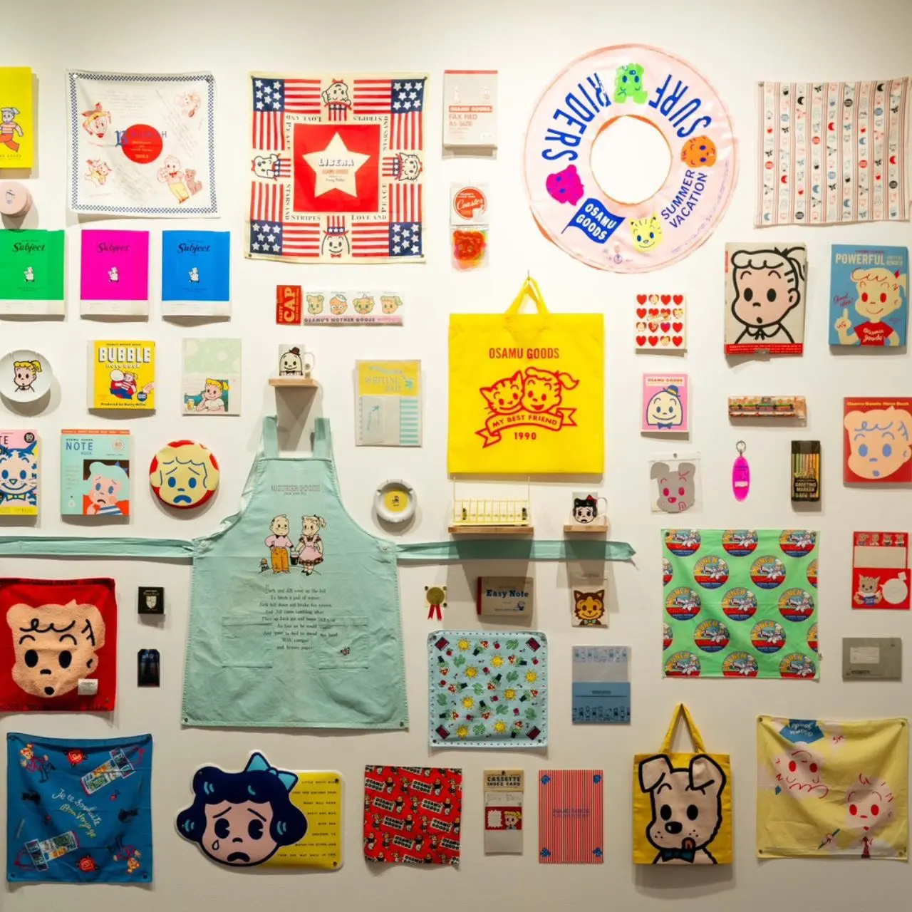 「可愛始祖」原田治《OSAMU GOODS 50週年展》海外首展！專屬客製T恤工作坊、珍貴原稿、300件經典作品登台