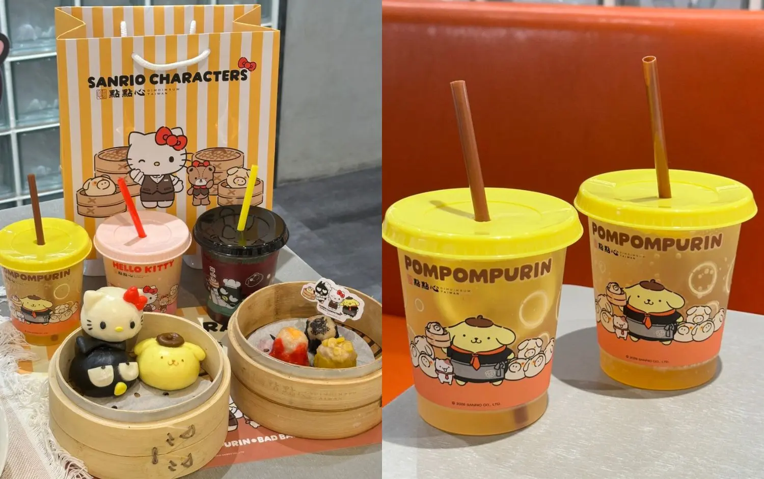 最萌港點!點點心三麗鷗聯名,把布丁狗、Hello Kitty、酷企鵝變成盲包~11項聯名餐點、6款限量周邊,7/13萌力全開!