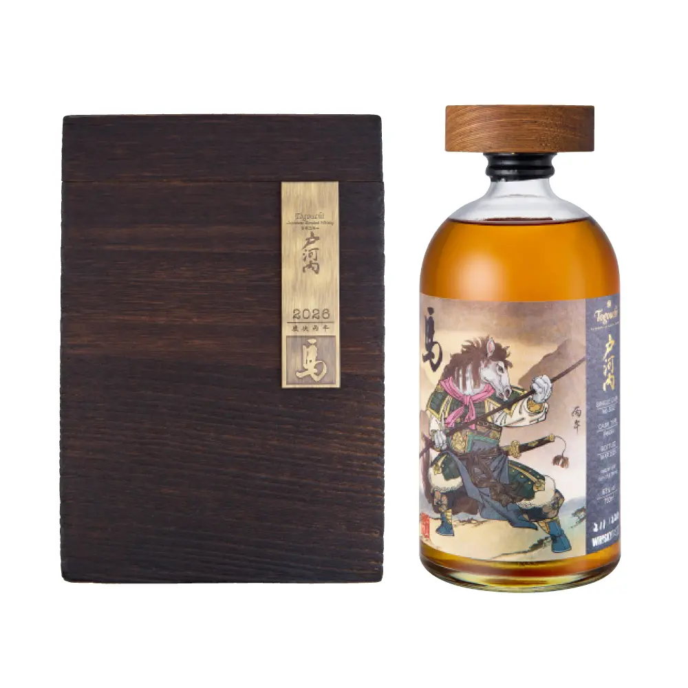 戶河內 馬之躍生肖單桶原酒禮盒