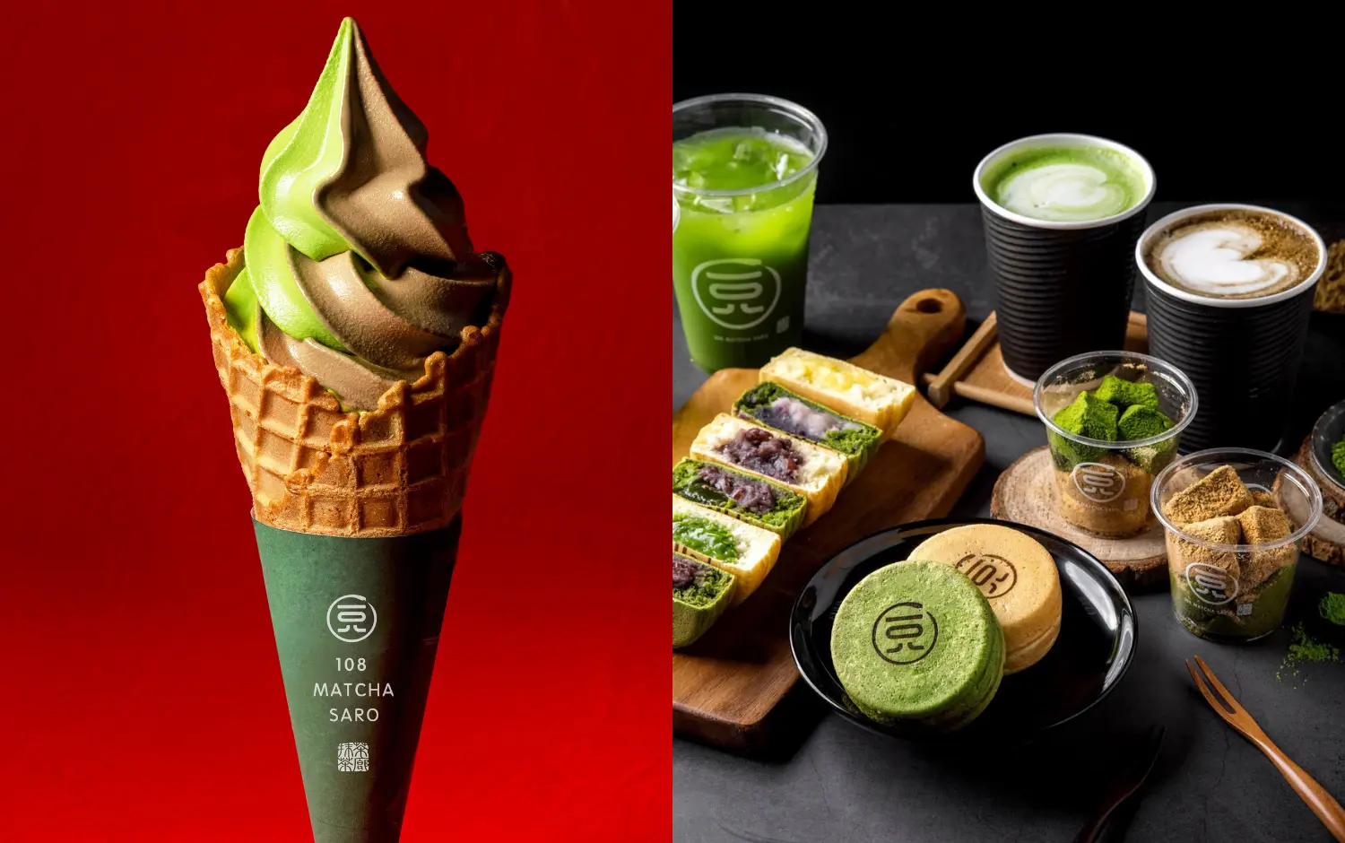 抹茶控要吃!「一〇八抹茶茶廊」插旗信義A11,招牌必吃特色看這篇,開幕優惠霜淇淋買一送一!