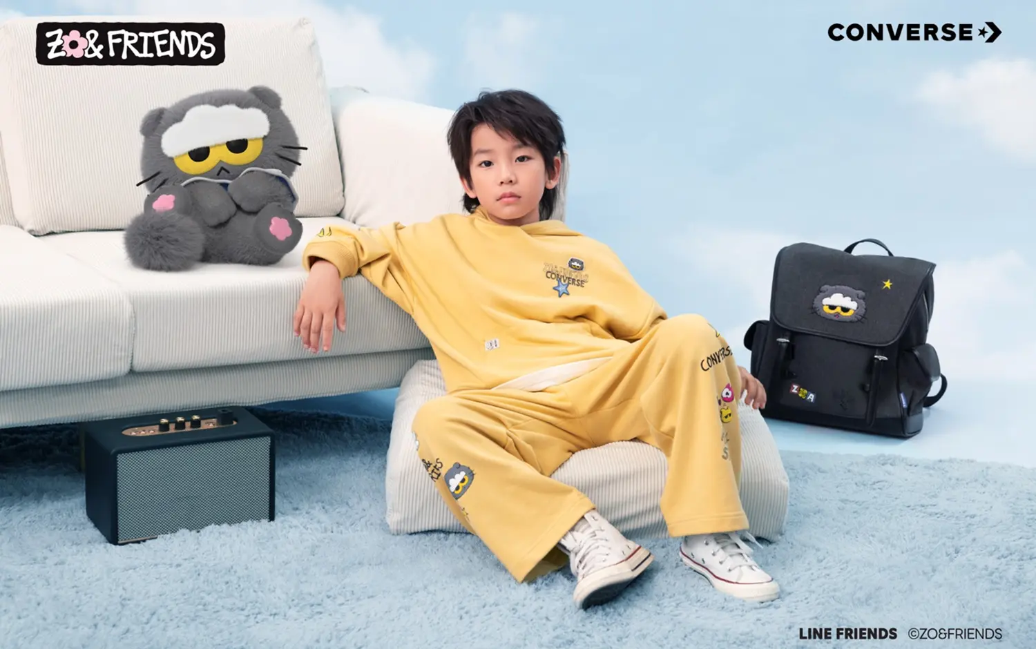 SKM搶先首賣|ZO&FRIENDS X CONVERSE KIDS 聯名童裝