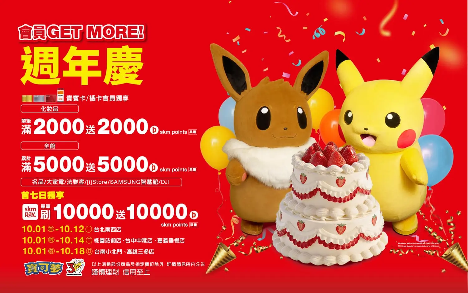 2026新光三越 全台週年慶活動總覽