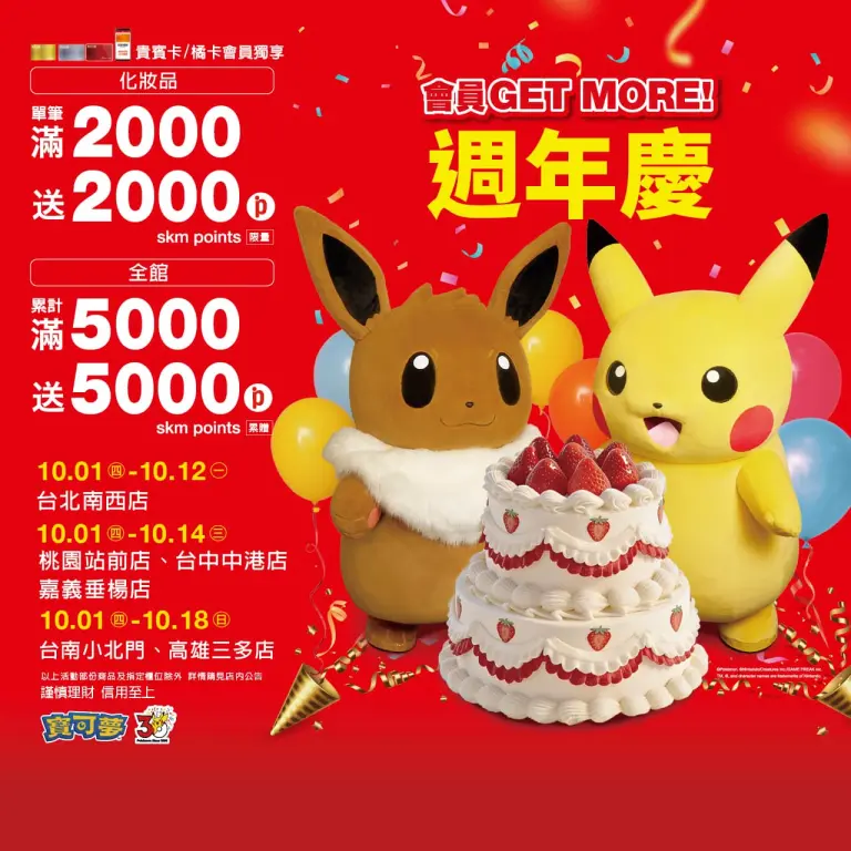 2026新光三越 全台週年慶活動總覽