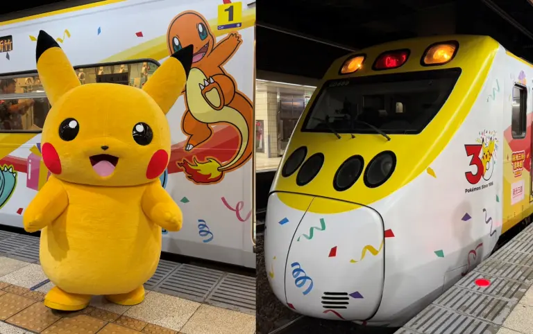 寶可夢列車沒搶到票也能搭！新光三越聯手台鐵打造主題列車，車廂亮點、常態班次、拍照換禮一次看
