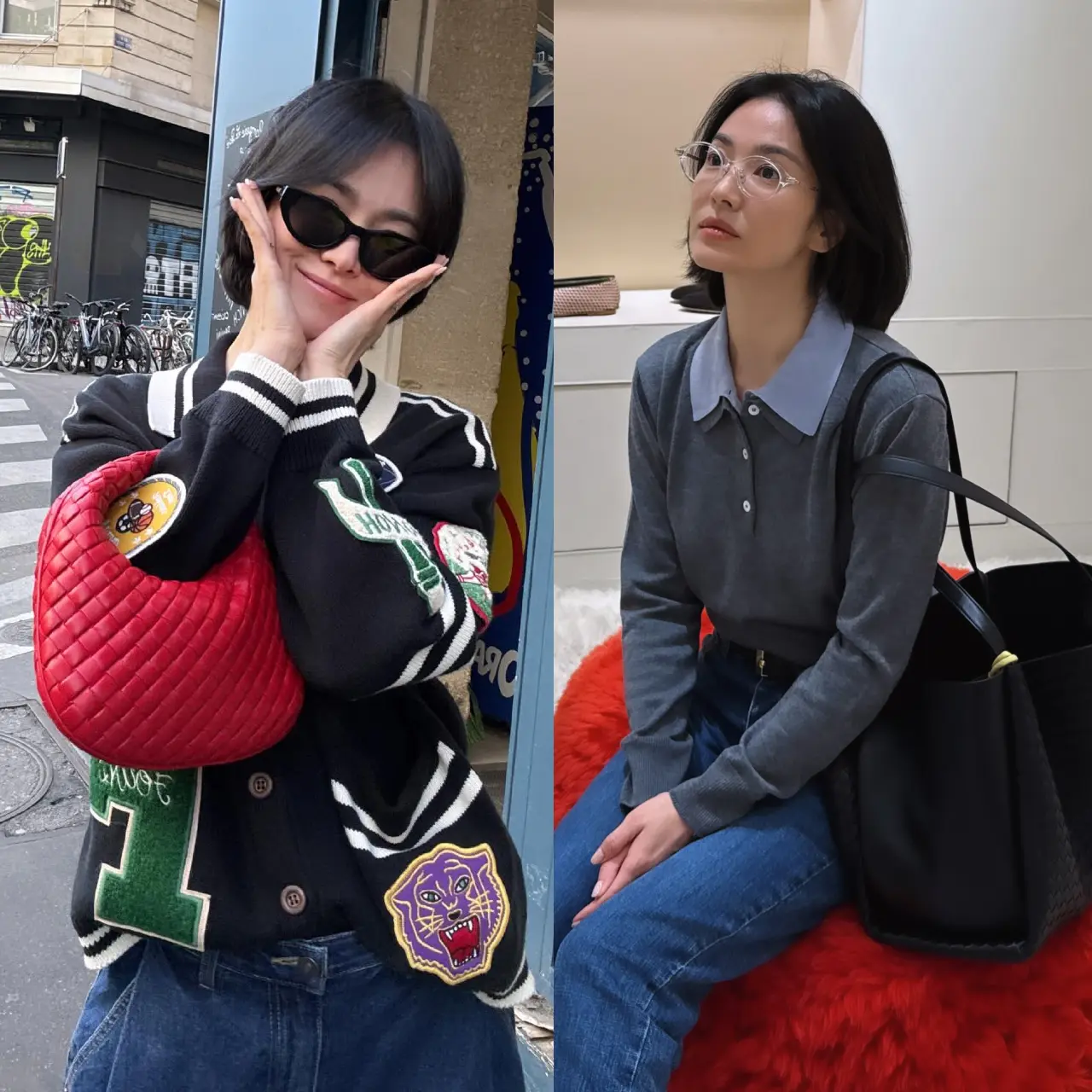 宋慧喬首場Bottega Veneta大秀狀態超級好！私服包從首爾一路背到米蘭同款全都想收