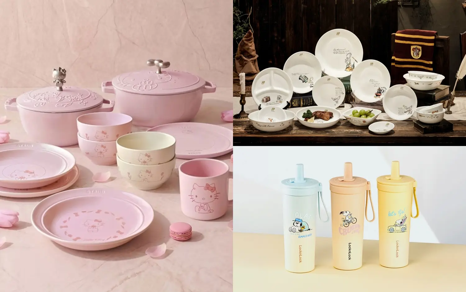廚具也要可愛爆表!Snoopy、Hello Kitty、哈利波特聯名餐廚好物一次收藏,光看就有好心情