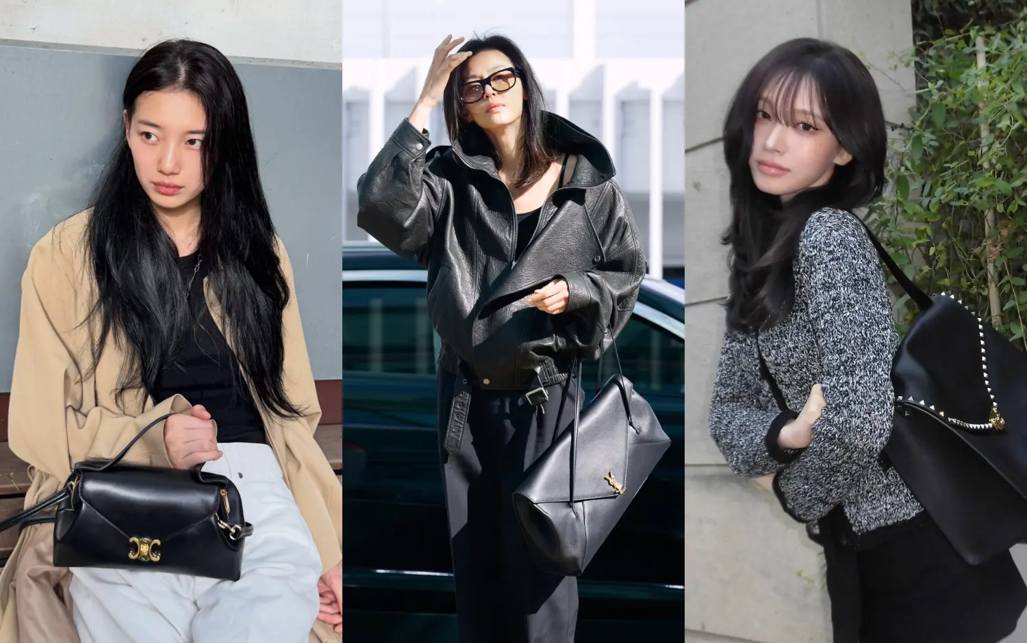 女明星街頭穿搭看2026下半年IT BAG：YSL SIMONE信封大包、VALENTINO 鉚釘手袋、CELINE Flair水餃包...手袋們在悄悄地變鬆弛！