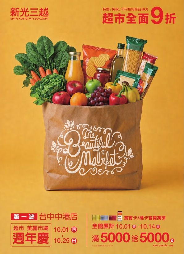 台中超市週年慶|台中中港店